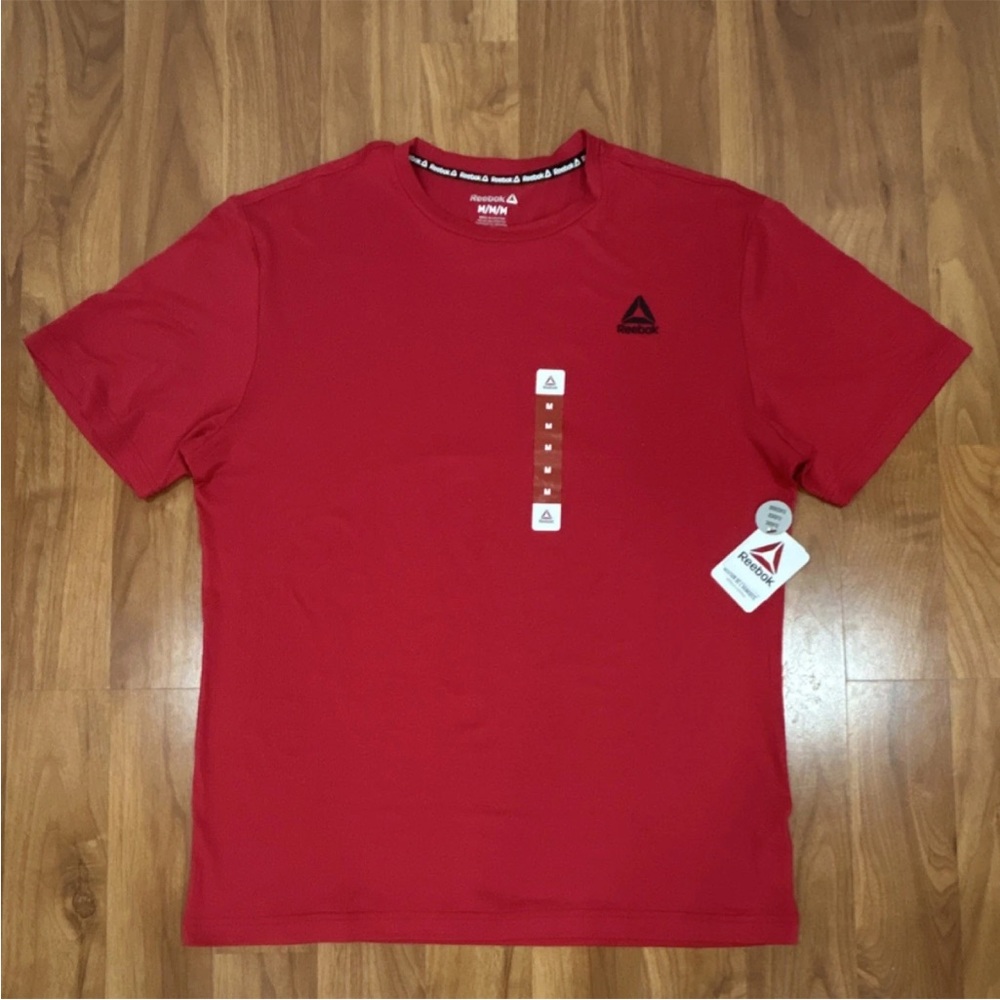 Reebok Men's Bold Red Short Sleeve Tee